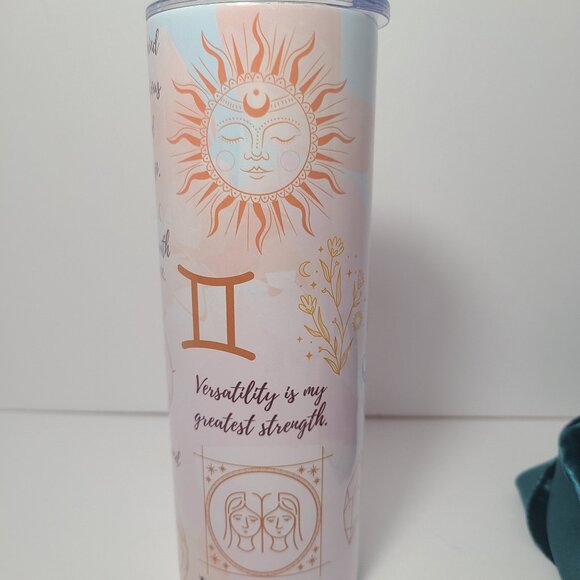 Witchy Gemini Tumbler – Mystical Zodiac 20 oz | Moon Magic Vibes - Picture 5 of 13